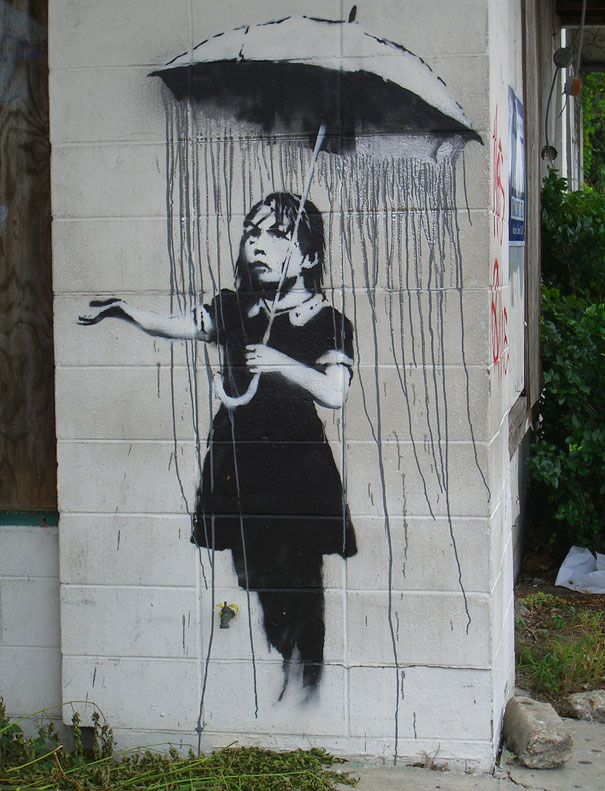 banksy graffiti. Banksy#39;s Graffiti #4: Hope… or