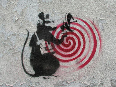 banksy art rat. Banksy#39;s Graffiti #1: Rats